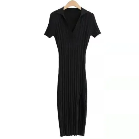 Women's slim knit dress