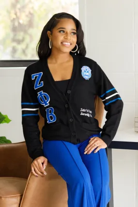 ΖΦΒ Chenille Cardigan